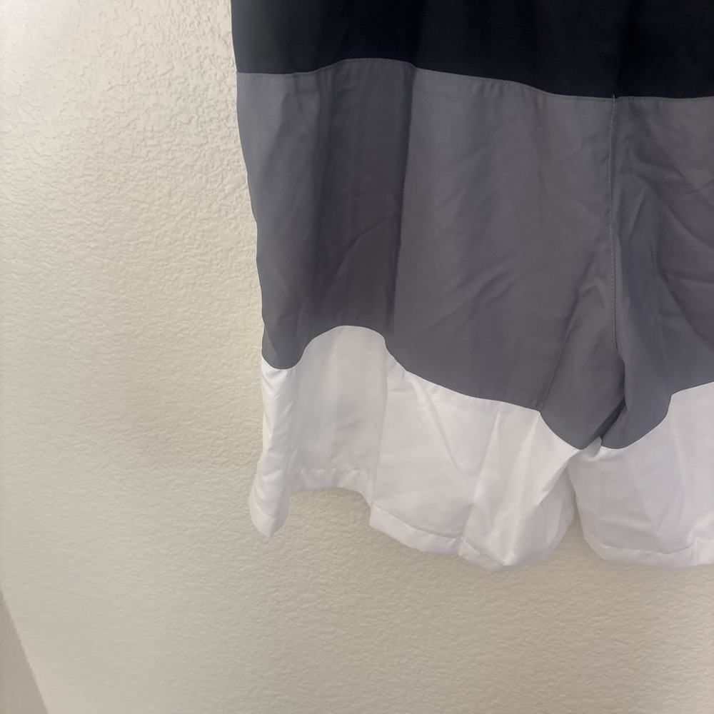 Nike Shorts Mens Medium Black Club Woven NSW Sportswear Stripe CJ4486-010 - Picture 12 of 15